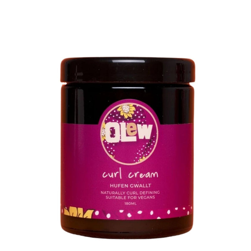 OLEW CURL CREAM                                                                                                180ml (Glass jar)