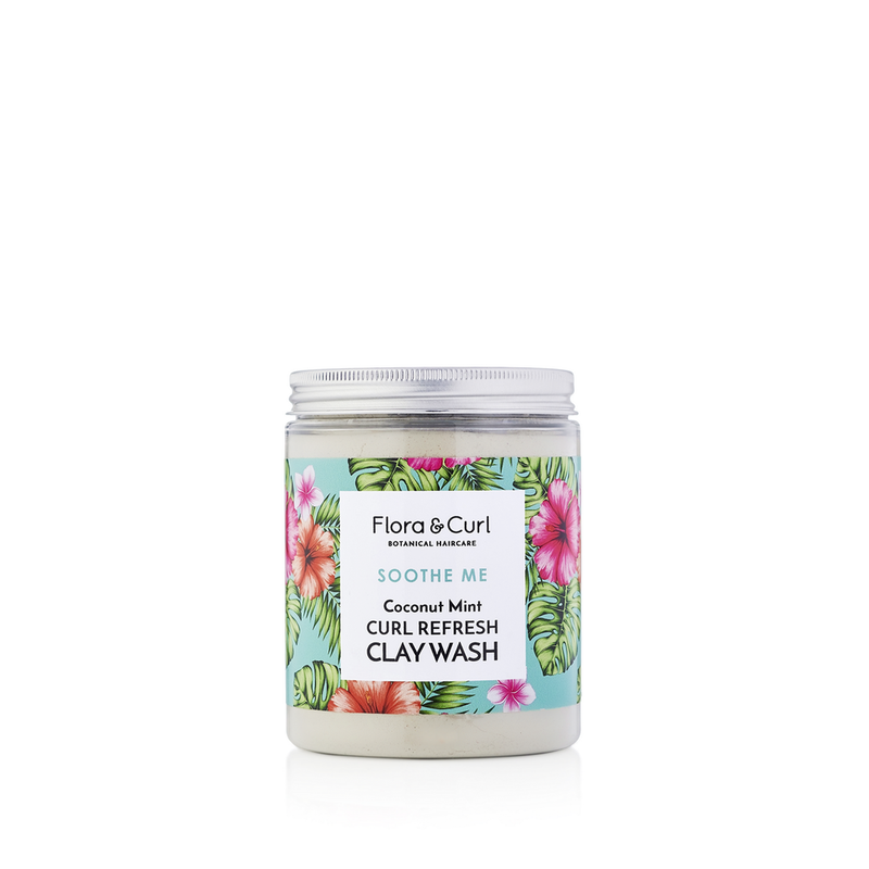 FLORA & CURL COCONUT MINT CURL REFRESH CLAY WASH                                                                                                                                260g