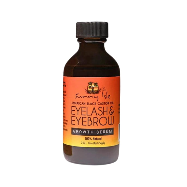 SUNNY ISLE JAMAICAN BLACK CASTOR OIL EYELASH & EYEBROW SERUM                                                 59ml/2oz