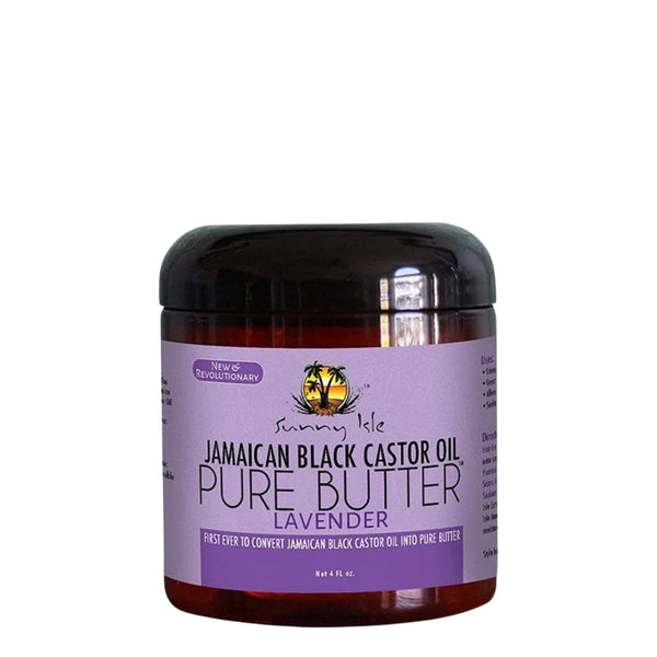 SUNNY ISLE JAMAICAN BLACK CASTOR OIL PURE BUTTER LAVENDER                                      118.3ml/4oz