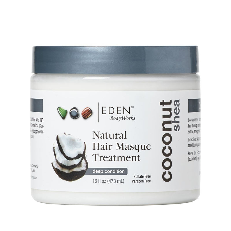 EDEN BODYWORKS COCONUT SHEA NATURAL MASQUE TREATMENT                                                                                                                                            473ml/16oz